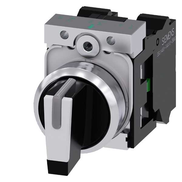 Siemens - SIRIUS ACT Betjeningsmateriell Komp vender,3 pos 2x45 1NC/NO