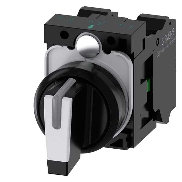 Siemens - SIRIUS ACT Betjeningsmateriell Komp vender,3 pos 2x45 1NC/NO