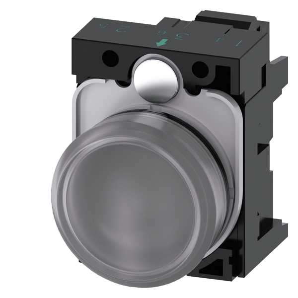 Siemens - SIRIUS ACT Betjeningsmateriell Komplett Signallampe Blank