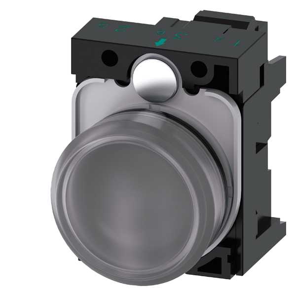 Siemens - SIRIUS ACT Betjeningsmateriell Komplett Signallampe Blank