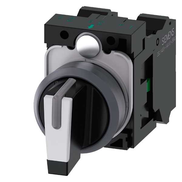 Siemens - SIRIUS ACT Betjeningsmateriell Komp vender, 3 pos 2x45 2NO