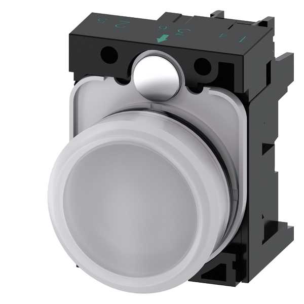 Siemens - SIRIUS ACT  Komplett Signallampe Hvit