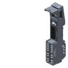 Siemens - SIMATIC ET 200SP, Terminalmodul BU20-P8+A4+0B, BU-Type F0, Push-in, med AUX-terminaler