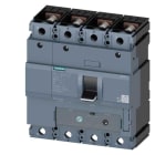 Siemens - 3VA12, 55KA, 4-pol, TM240, IN=250A ,IR=175A ...250A ,II=5...10 X IN , bolt