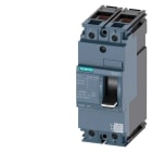 Siemens - Effektbryter 3VA1,25A,2-pol,TM210,36kA, rammeklemme for CU kabel