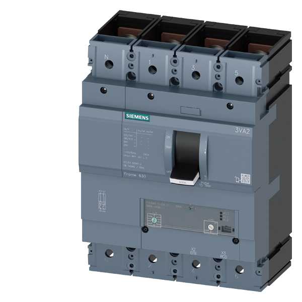 Siemens - MCCB_3VA24_4P_55KA_ETU340_BOL,ELISALI,IN=500A,IR=200A-500A,II=14xIN,,bolt