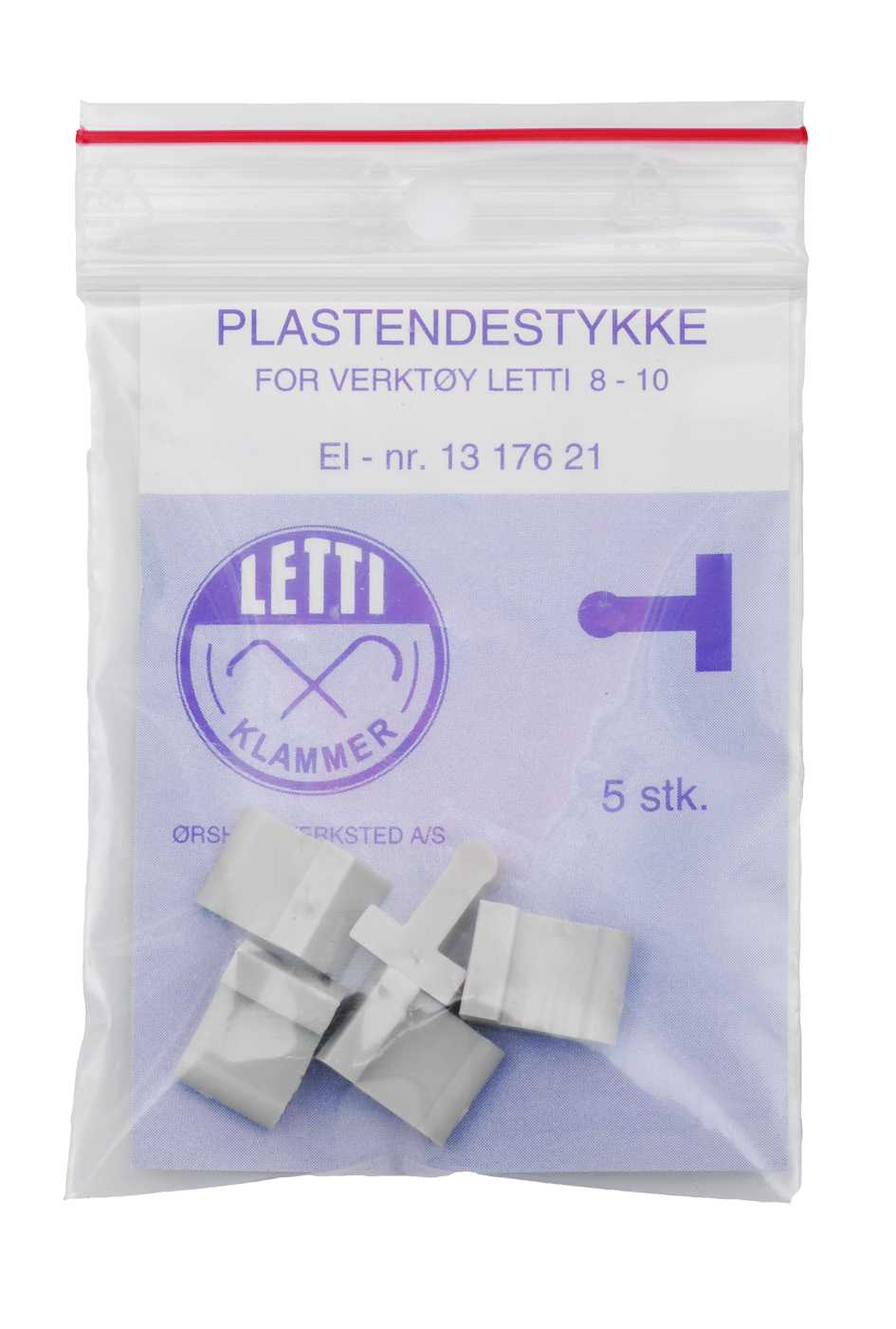 Letti - ENDESTYKKE FOR INNSLAGSVERKTØY