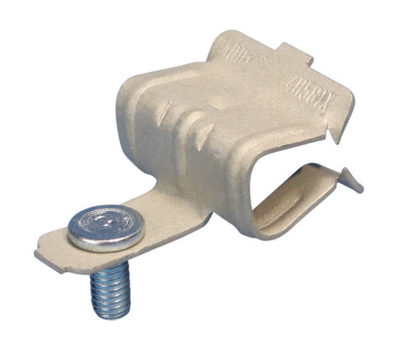 nVent CADDY - Hammer flensklips, vertikal montering med bolt, 8–14 mm Flens, M6 Skrue
