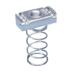 nVent CADDY - Profilmutter med fjær, kanaltype A, Stål, EG, M8 Stag, 6 mm