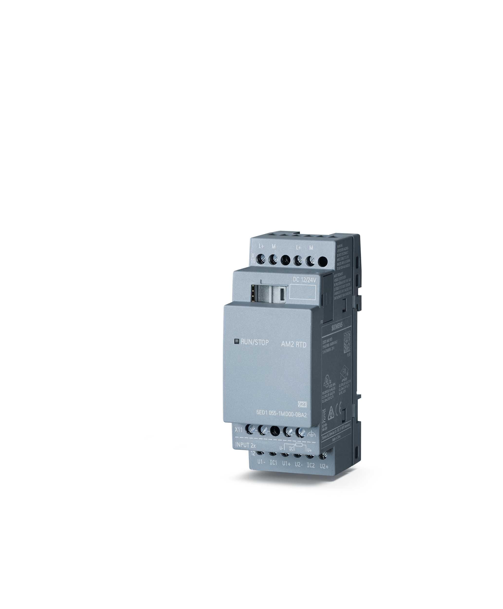 Siemens - LOGO! AM2  RTD Utvidelsesmodul, PU: DC 12/24V, 2AI, -50 ... +200 'C PT100/1000
