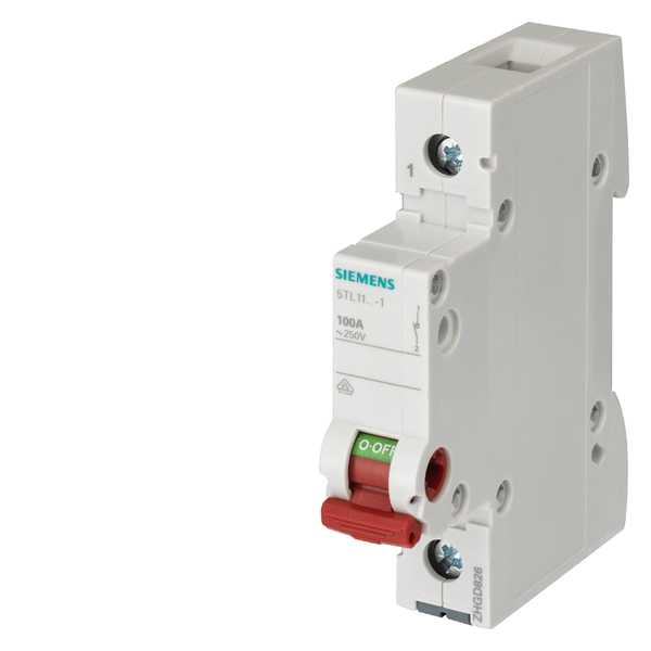 Siemens - Bryter/lastbryter 1-POL/63A 230V, RØD