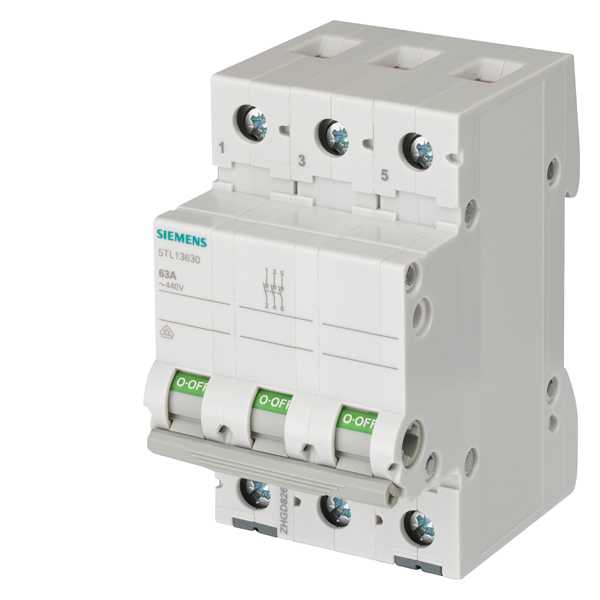 Siemens - Bryter/lastbryter 3-POL/63A 400V