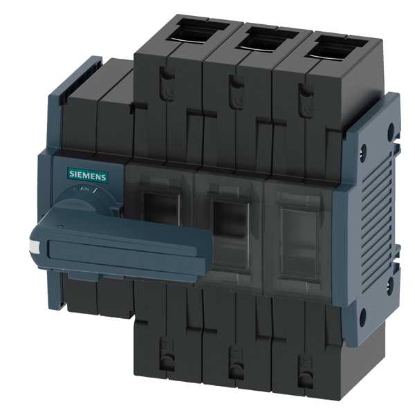 Siemens - Lastbryter 160A, ST2, 3P, med vrider rammeklemme