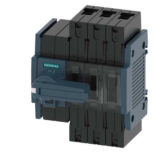 Siemens - Lastbryter 32A, ST 1, 3P, med vrider rammeklemme