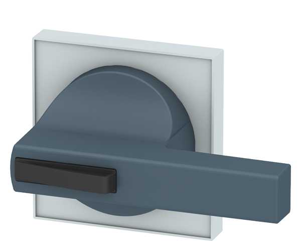 Siemens - Tilleggsutstyr for 3KD ST3, vrider med dekkplate for dørkobling, grå, låsbar