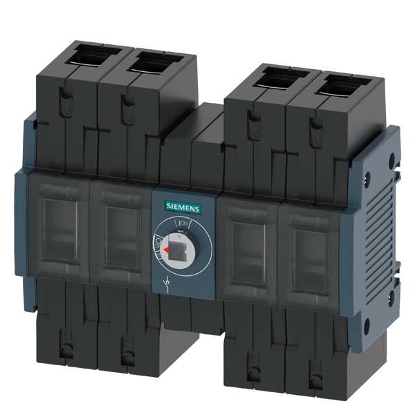 Siemens - Lastbryter 80A, ST2, 4P, front betjent senter, bryter uten vrider, rammeklemme