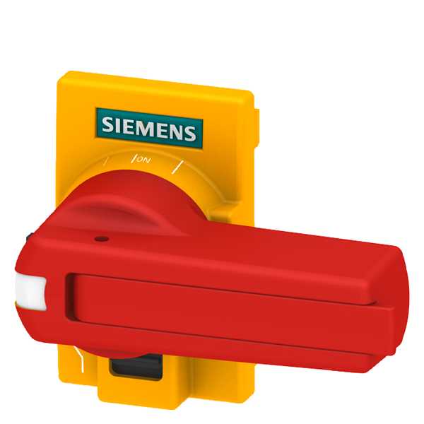 Siemens - Tilleggsutstyr for 3KD ,ST5,  direkte vrider,rød/gul, låsbar