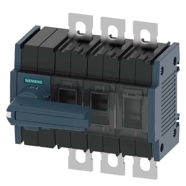 Siemens - Lastbryter 125A, ST2, 3P, med vrider flat terminal,inklusive fase barrierer