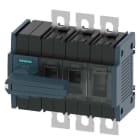 Siemens - Lastbryter 125A, ST2, 3P, med vrider flat terminal,inklusive fase barrierer