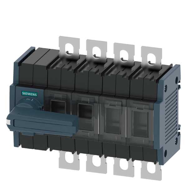 Siemens - Lastbryter 125A, ST2, 4P, med vrider flat terminal,inklusive fase barrierer