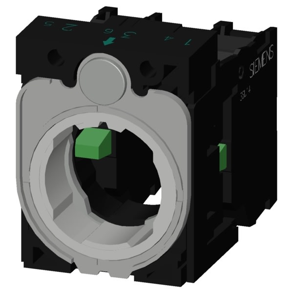 Siemens - SIRIUS ACT, Holder plastikk, kontaktelement 1NO,1NO
