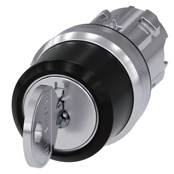 Siemens - SIRIUS ACT 22MM blank metall design Nøkkelvenderhode, RONIS I-O-II