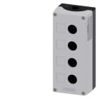 Siemens - SIRIUS ACT Boks - grå metall - 4 hull Boks for 4 knapper/signaler