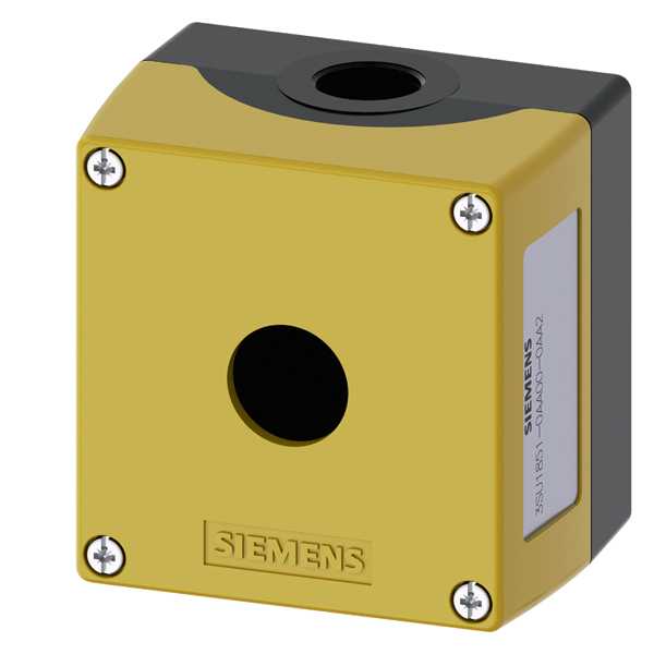 Siemens - SIRIUS ACT Boks - gul metall Gul nødstoppboks for 1 aktuator