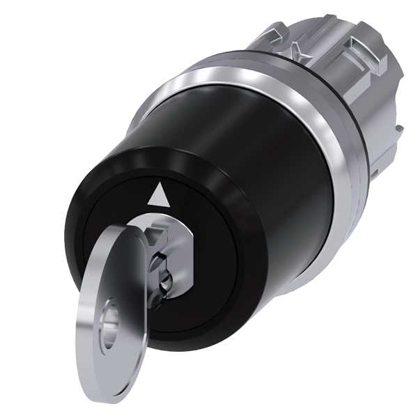 Siemens - SIRIUS ACT 22MM blank metall design Nøkkelvenderhode, CES I-O-II