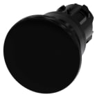 Siemens - SIRIUS ACT 22MM svart hardplast design Soppknapp sort, 40mm diameter