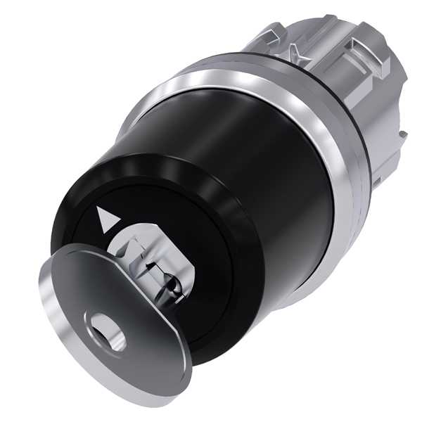 Siemens - SIRIUS ACT 22MM blank metall design Nøkkelvenderhode, CES O-I