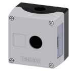 Siemens - SIRIUS ACT Boks - grå metall - 1 hull Boks for 1 knapp/signal