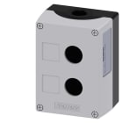 Siemens - SIRIUS ACT Boks - grå metall - 2 hull Boks for 2 knapper/signaler