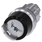 Siemens - SIRIUS ACT 22MM blank metall design Nøkkelvenderhode, RONIS O-I