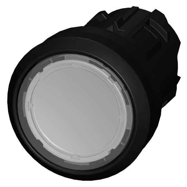 Siemens - SIRIUS ACT 22MM svart hardplast design Trykknapphode klar-hardplast