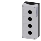 Siemens - SIRIUS ACT Boks - grå hardplast - 4 hull Boks for 4 knapper/signaler