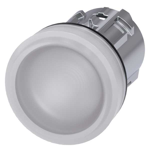 Siemens - SIRIUS ACT  Signallampehode metall - Hvit