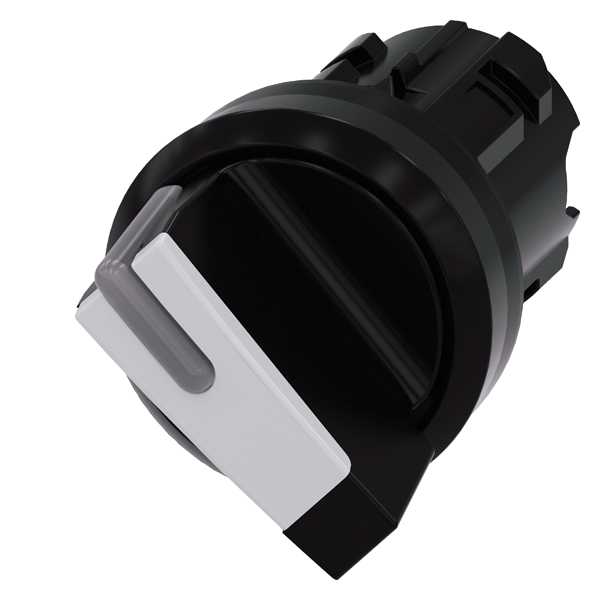 Siemens - SIRIUS ACT 22MM svart hardplast design Venderhode, 2 posisjons O-I