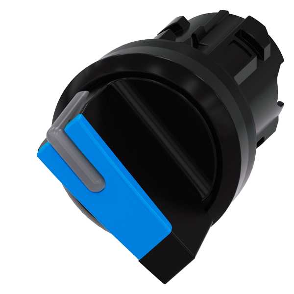 Siemens - SIRIUS ACT 22MM svart hardplast design Vendebryterhode -blå