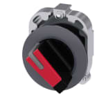 Siemens - SIRIUS ACT 30MM lavprofil-matt metall Vendebryter-2 posisjoner