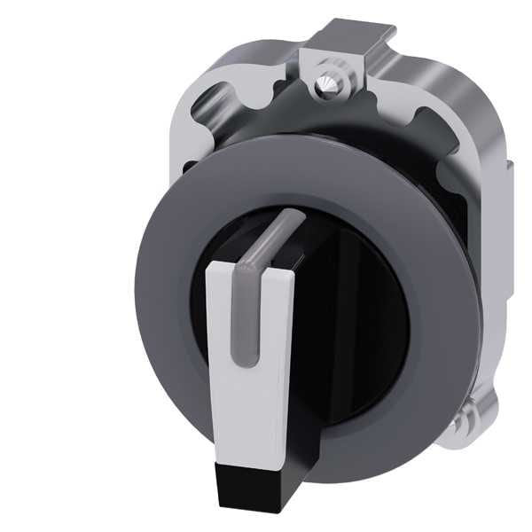 Siemens - SIRIUS ACT 30MM lavprofil-matt metall  Vendebryter-3 posisjoner
