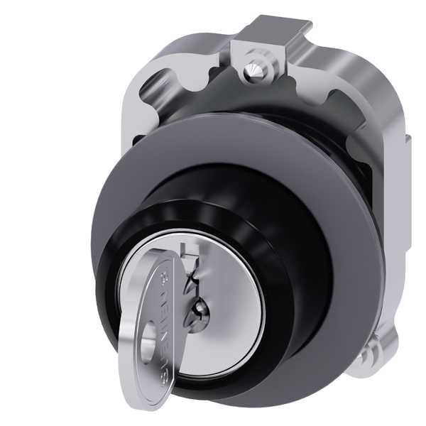 Siemens - SIRIUS ACT 30MM lavprofil-matt metall  Nøkkelvenderhode RONIS