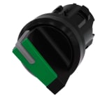 Siemens - SIRIUS ACT 22MM svart hardplast design Vendebryterhode -grønn