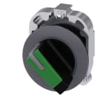 Siemens - SIRIUS ACT 30MM lavprofil-matt metall Vendebryter-2 posisjoner