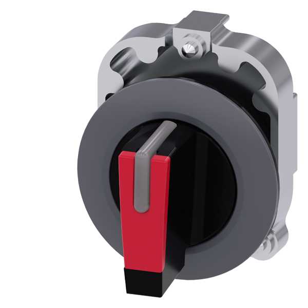 Siemens - SIRIUS ACT 30MM lavprofil-matt metall  Vendebryter-3 posisjoner