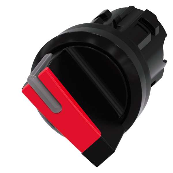 Siemens - SIRIUS ACT 22MM svart hardplast design Vendebryterhode -rød