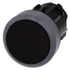 Siemens - SIRIUS ACT Trykknapphode svart-fjærretur 22MM rund matt metall design