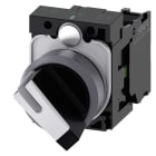 Siemens - SIRIUS ACT Vendebryter, 2 posisjoner O-I 22MM rund matt metall design