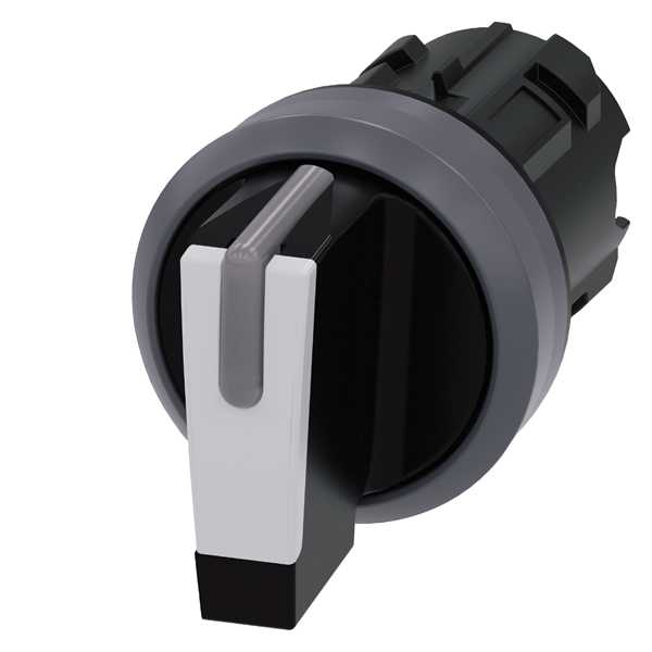 Siemens - SIRIUS ACT Venderhode, 3 posisjons I-O-II 22MM rund matt metall design