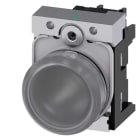 Siemens - SIRIUS ACT Komplett signallampe- Klar glatt 22MM rund blank metall design